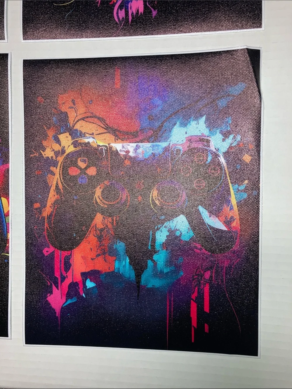 Colorful Video Game Controller Wall Art Prints- Set of 4